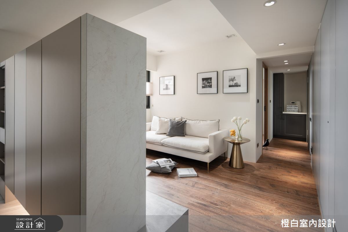 16坪老屋(16~30年)＿北歐風玄關案例圖片＿橙白室內裝修設計工程有限公司＿橙白_94國光社區之14