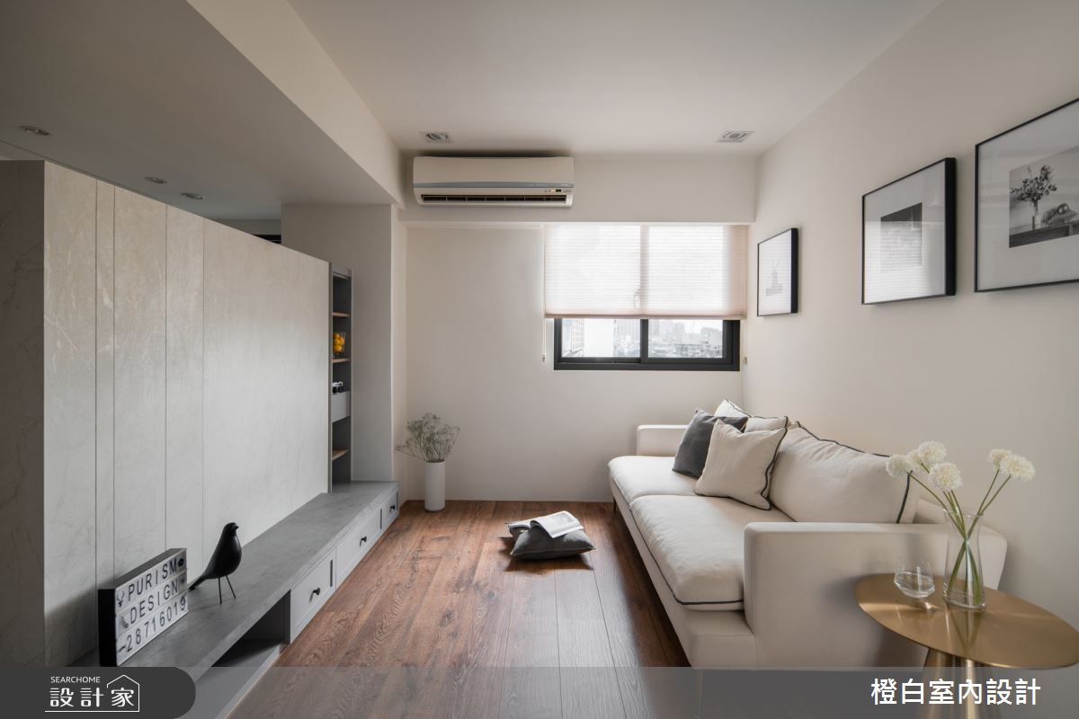 16坪老屋(16~30年)＿北歐風客廳案例圖片＿橙白室內裝修設計工程有限公司＿橙白_94國光社區之21