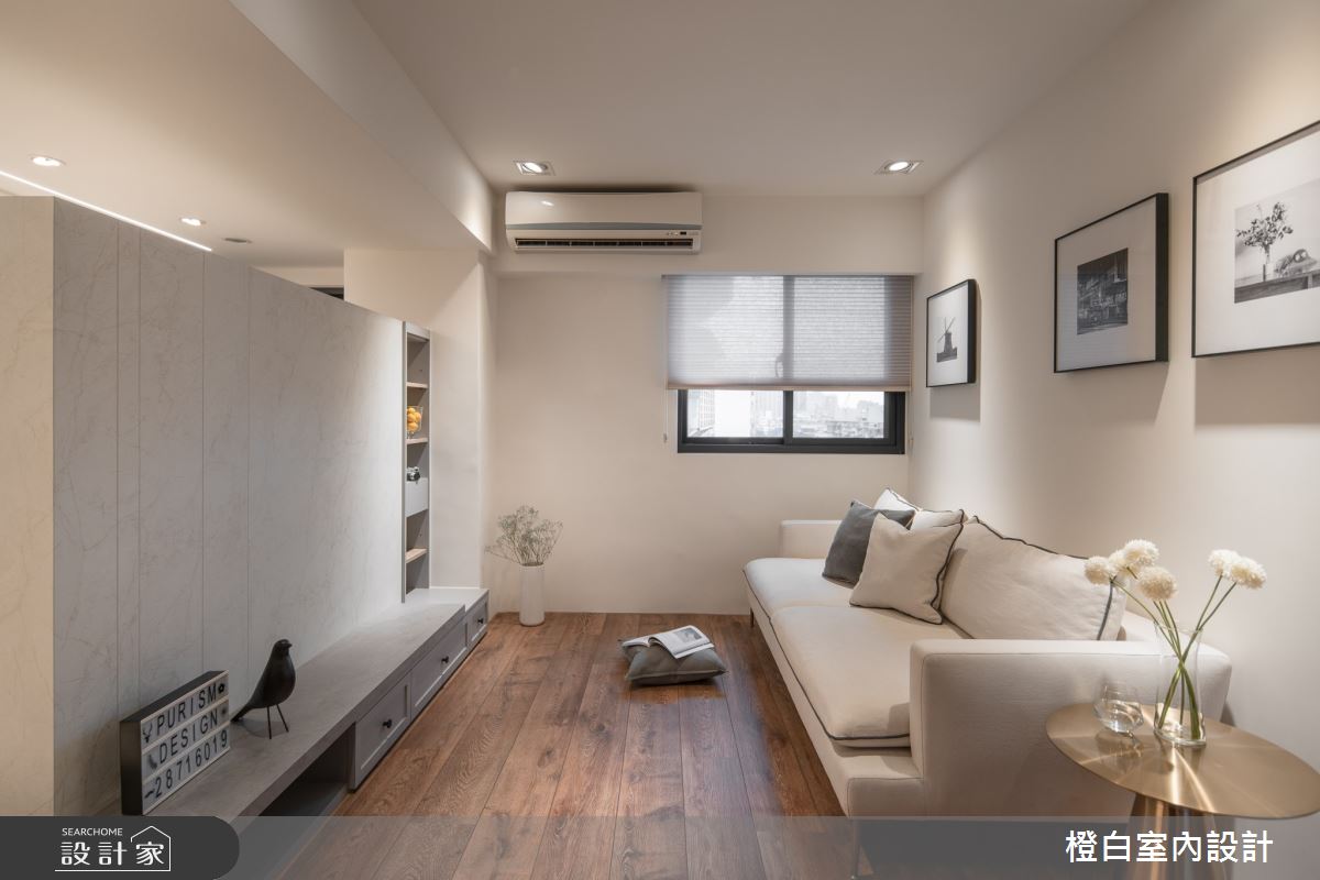 16坪老屋(16~30年)＿北歐風客廳案例圖片＿橙白室內裝修設計工程有限公司＿橙白_94國光社區之22