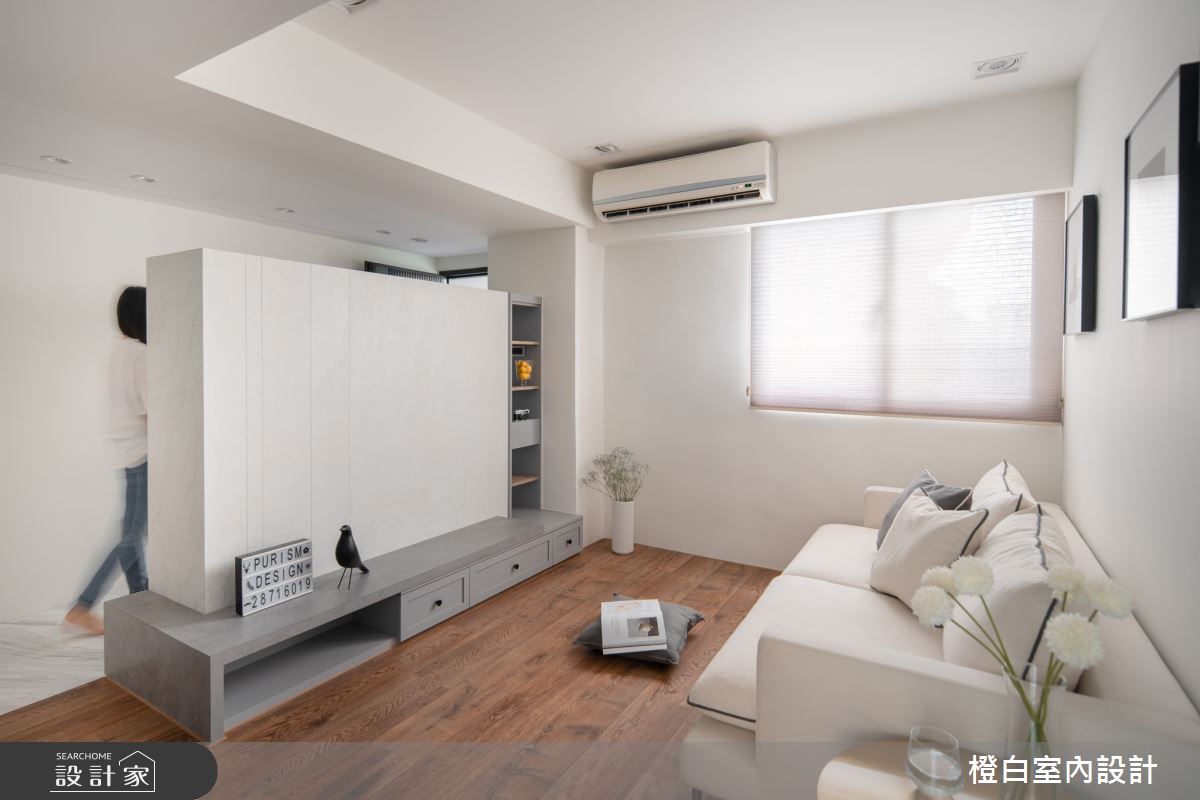 16坪老屋(16~30年)＿北歐風客廳案例圖片＿橙白室內裝修設計工程有限公司＿橙白_94國光社區之23