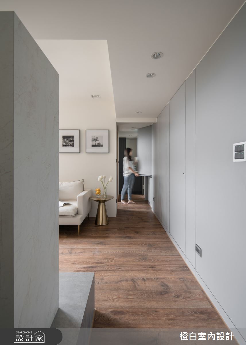 16坪老屋(16~30年)＿北歐風走廊案例圖片＿橙白室內裝修設計工程有限公司＿橙白_94國光社區之26