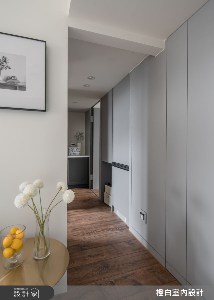 16坪老屋(16~30年)＿北歐風走廊案例圖片＿橙白室內裝修設計工程有限公司＿橙白_94國光社區之27