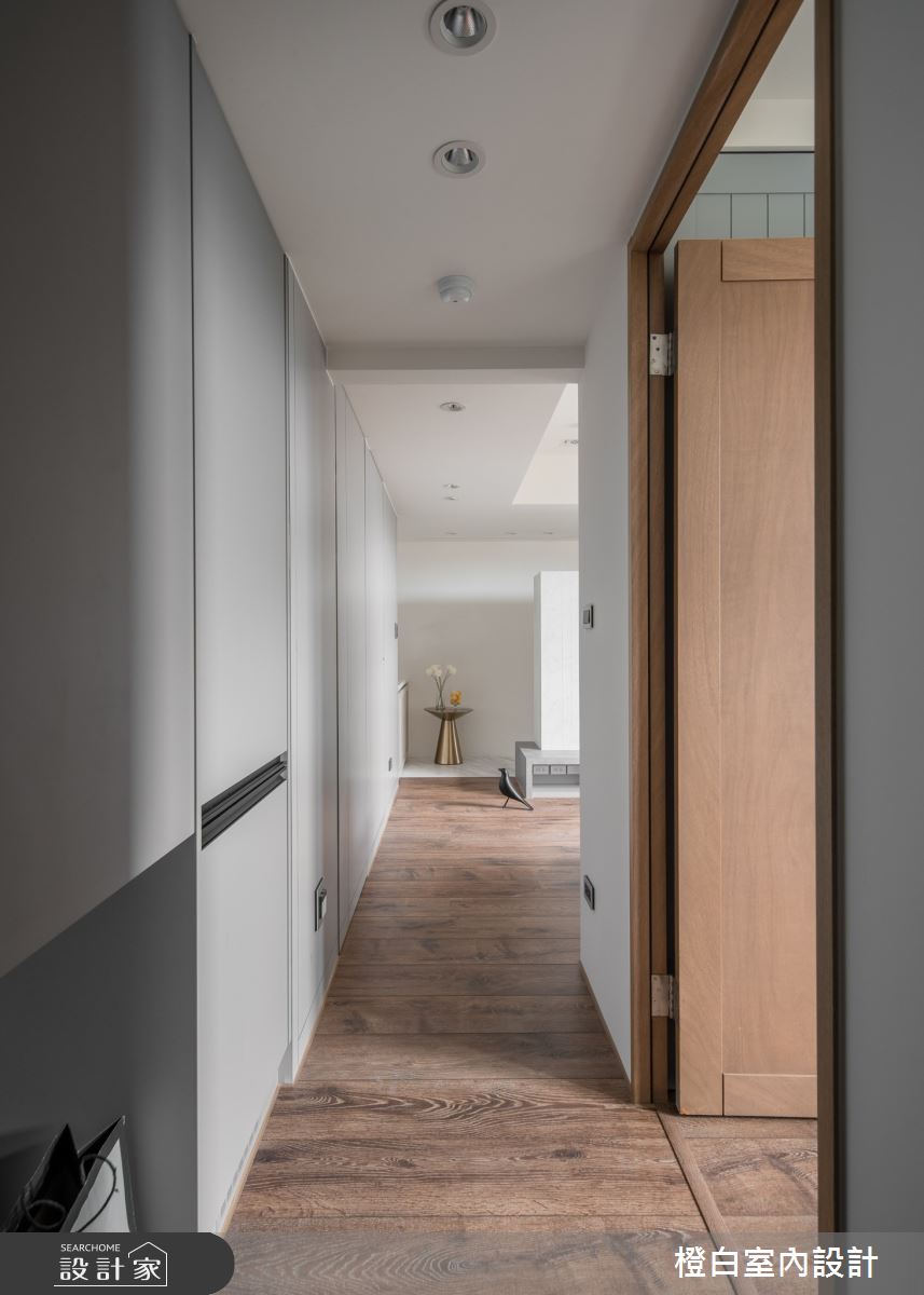 16坪老屋(16~30年)＿北歐風走廊案例圖片＿橙白室內裝修設計工程有限公司＿橙白_94國光社區之31