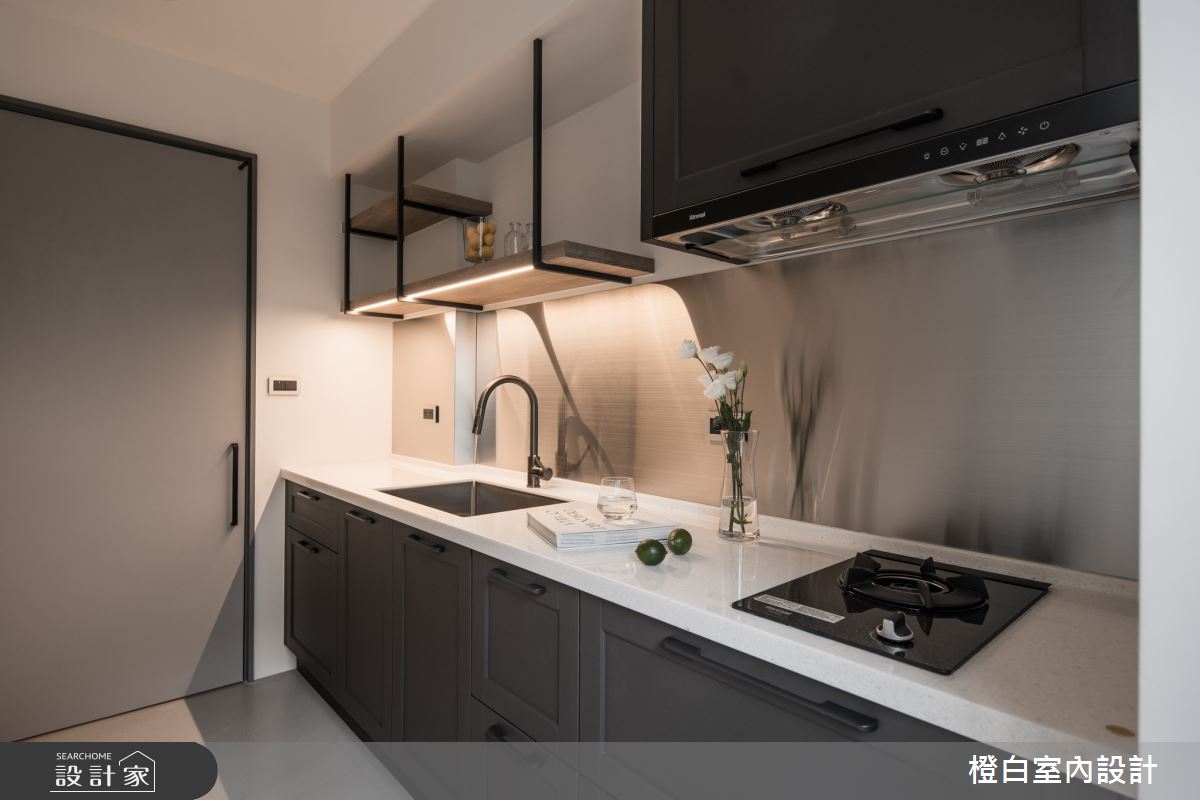 16坪老屋(16~30年)＿北歐風廚房案例圖片＿橙白室內裝修設計工程有限公司＿橙白_94國光社區之39