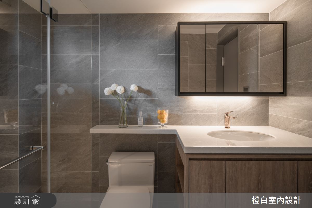 16坪老屋(16~30年)＿北歐風浴室案例圖片＿橙白室內裝修設計工程有限公司＿橙白_94國光社區之40