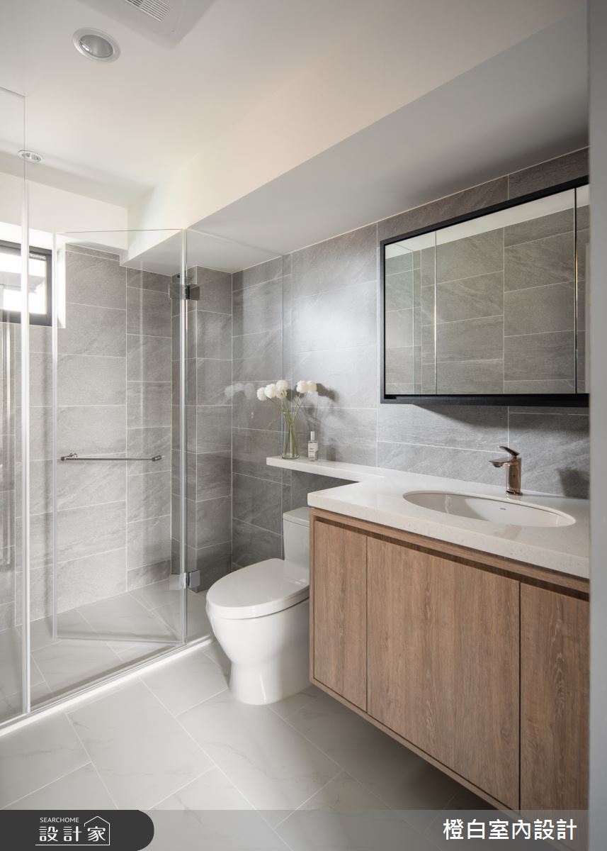 16坪老屋(16~30年)＿北歐風浴室案例圖片＿橙白室內裝修設計工程有限公司＿橙白_94國光社區之41