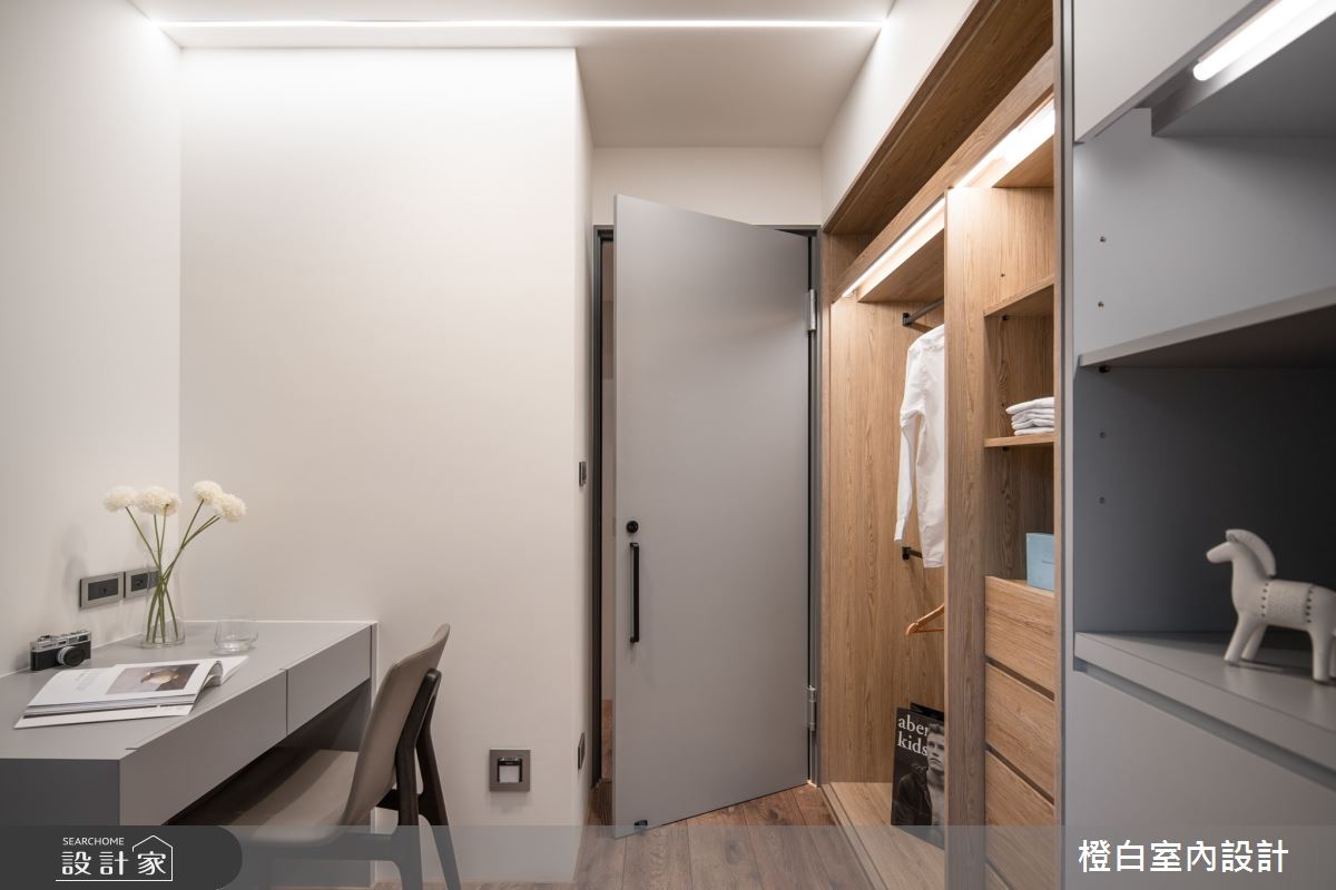 16坪老屋(16~30年)＿北歐風書房更衣間多功能室案例圖片＿橙白室內裝修設計工程有限公司＿橙白_94國光社區之47