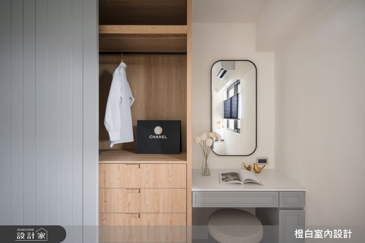 16坪老屋(16~30年)＿北歐風更衣間多功能室案例圖片＿橙白室內裝修設計工程有限公司＿橙白_94國光社區之53