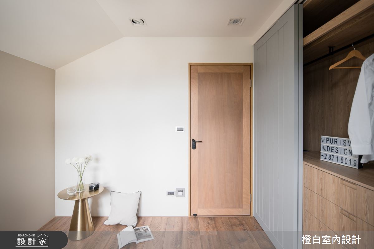 16坪老屋(16~30年)＿北歐風更衣間多功能室案例圖片＿橙白室內裝修設計工程有限公司＿橙白_94國光社區之56
