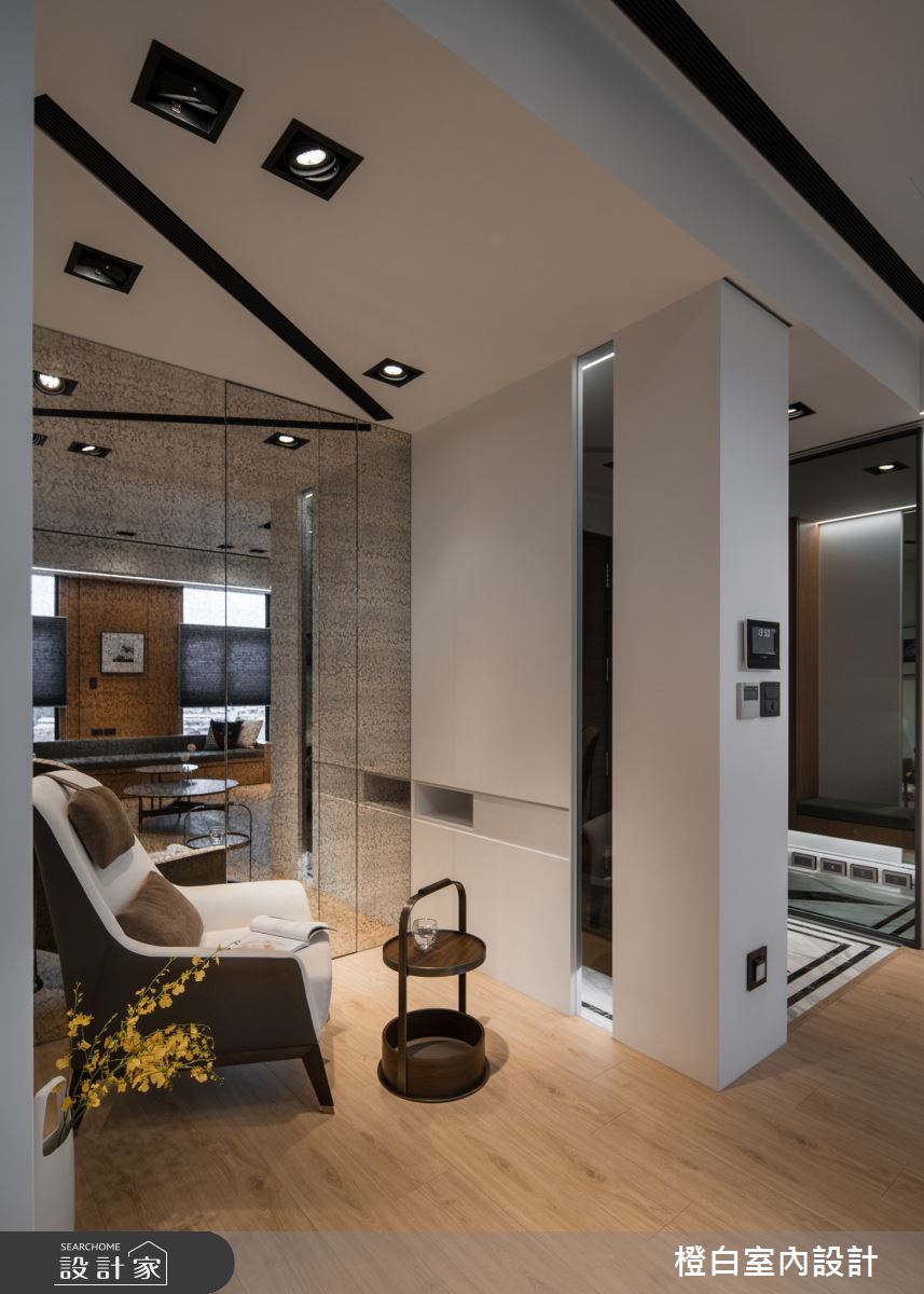 23坪新成屋(5年以下)＿現代風客廳案例圖片＿橙白室內裝修設計工程有限公司＿橙白_95和平東路之15