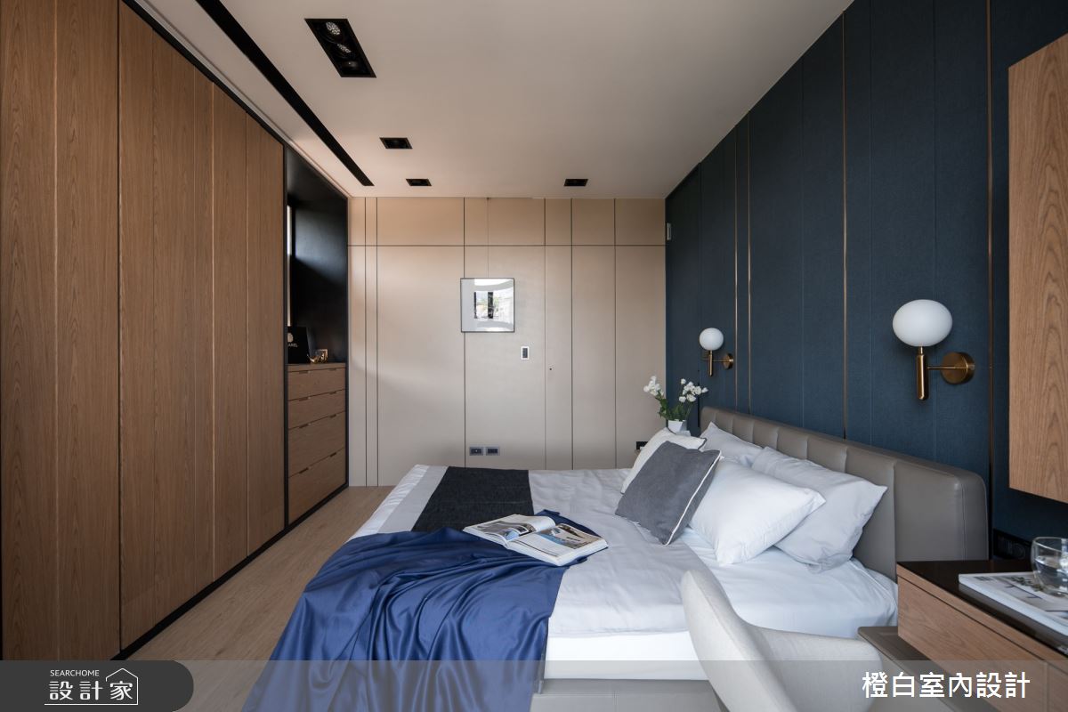 23坪新成屋(5年以下)＿現代風臥室案例圖片＿橙白室內裝修設計工程有限公司＿橙白_95和平東路之39