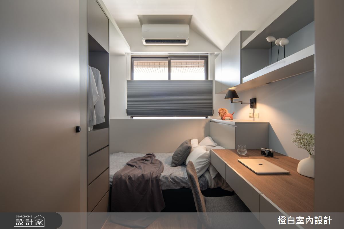 25坪新成屋(5年以下)＿現代風客房案例圖片＿橙白室內裝修設計工程有限公司＿橙白_96台北京城之27