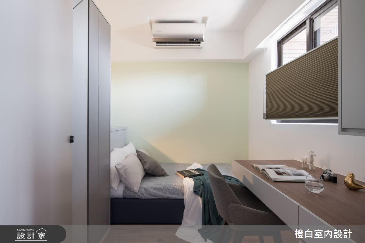 25坪新成屋(5年以下)＿現代風客房案例圖片＿橙白室內裝修設計工程有限公司＿橙白_96台北京城之29