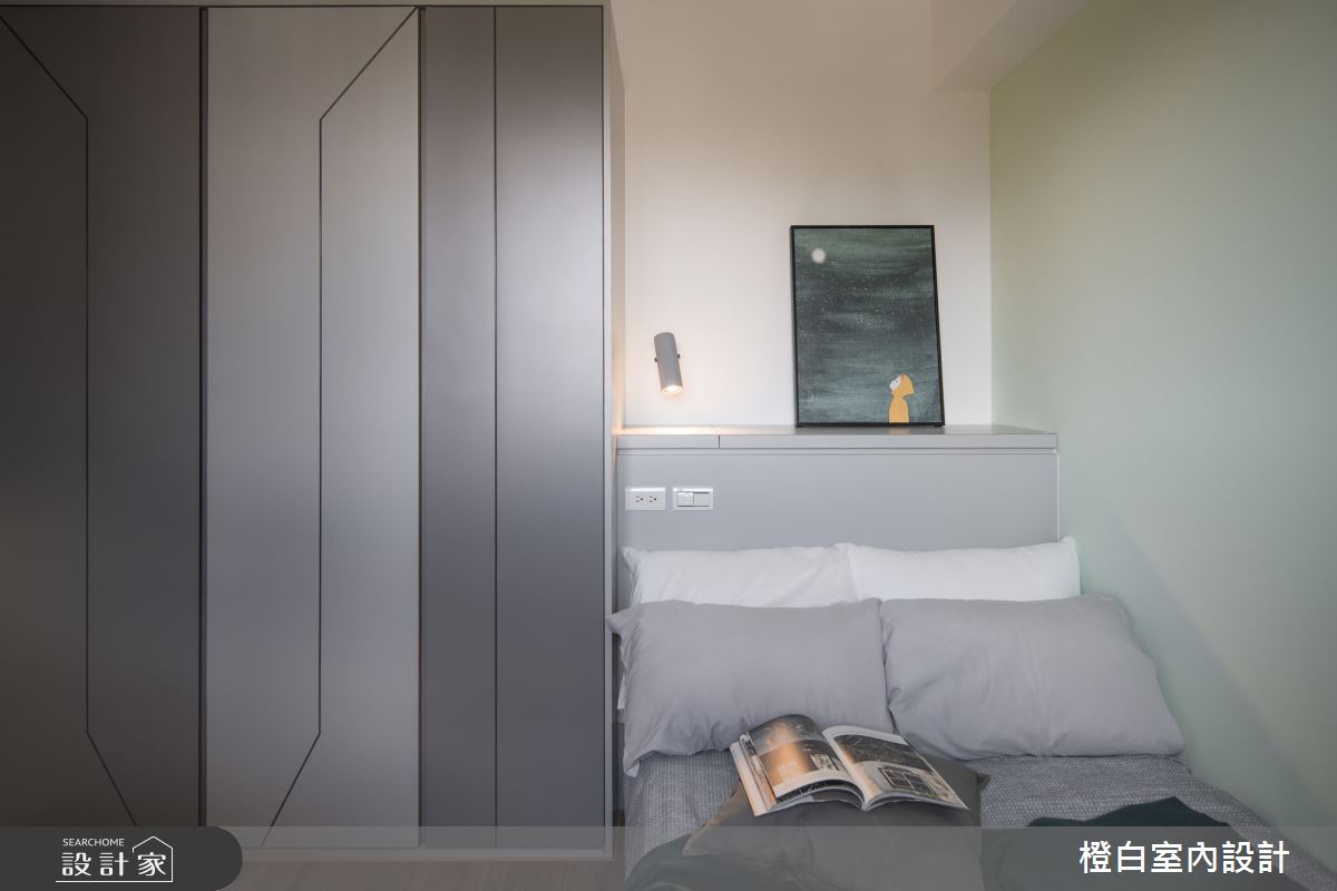 25坪新成屋(5年以下)＿現代風客房案例圖片＿橙白室內裝修設計工程有限公司＿橙白_96台北京城之30