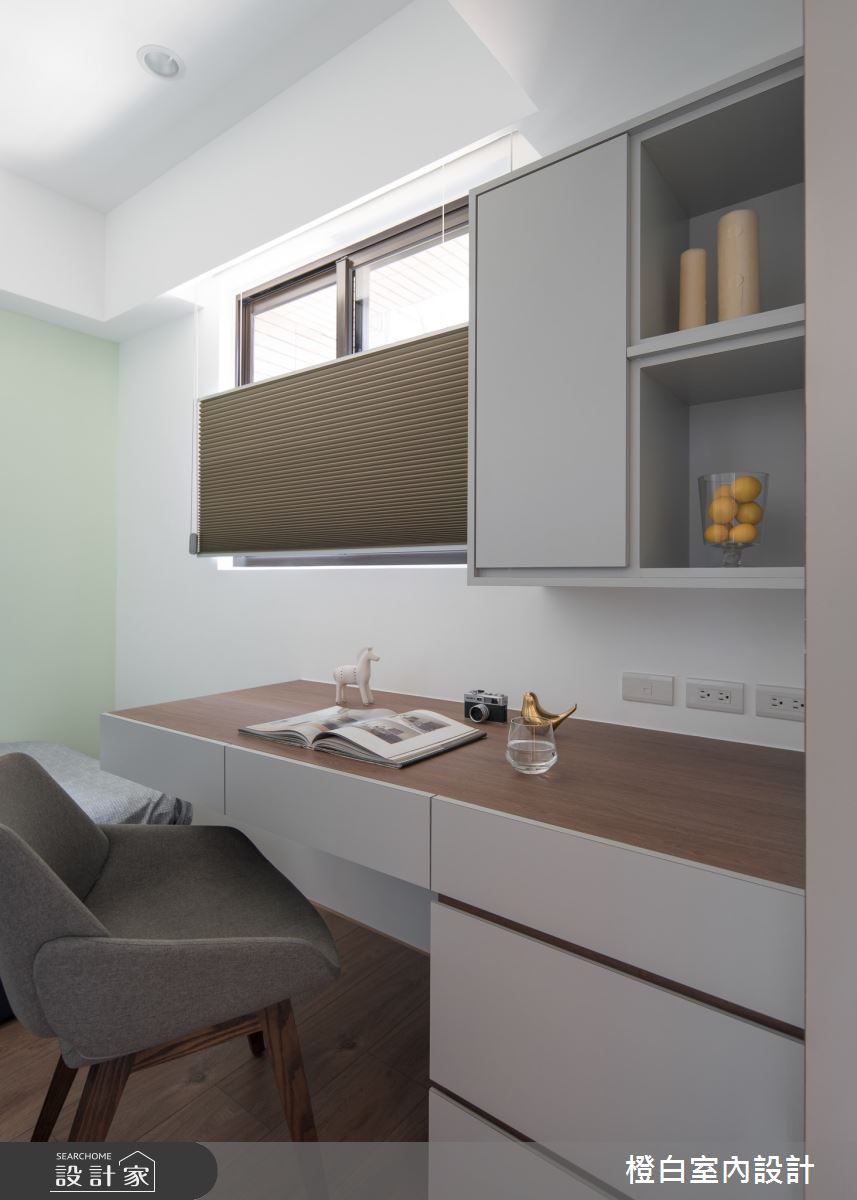 25坪新成屋(5年以下)＿現代風客房案例圖片＿橙白室內裝修設計工程有限公司＿橙白_96台北京城之31