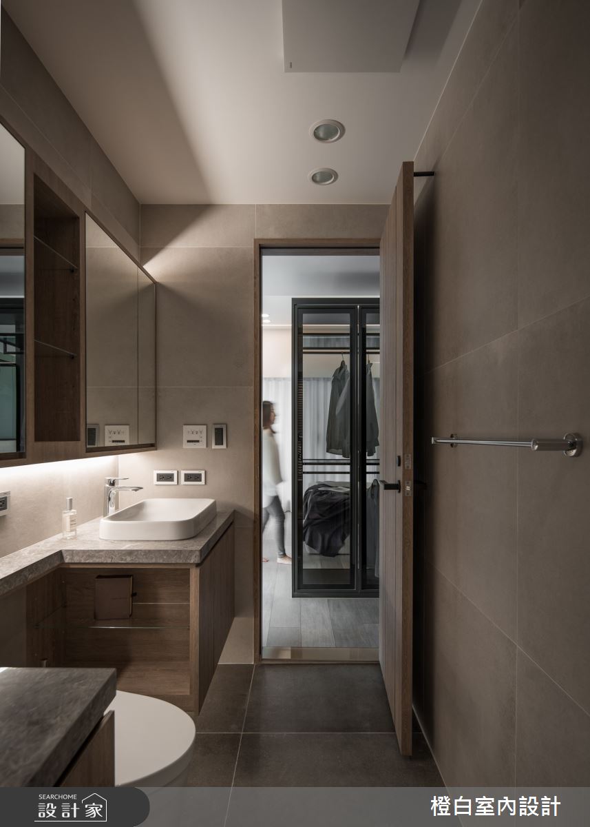 34坪新成屋(5年以下)＿混搭風浴室案例圖片＿橙白室內裝修設計工程有限公司＿橙白_97三輝玳門之56