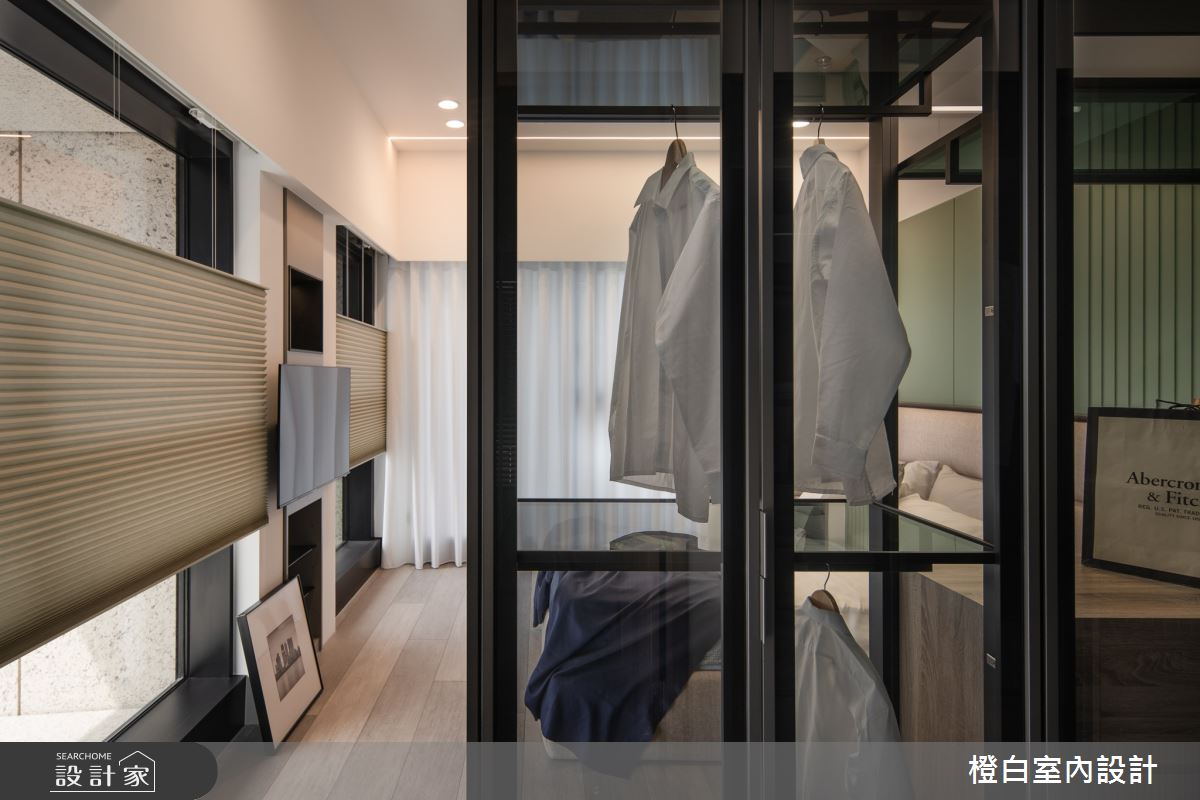 34坪新成屋(5年以下)＿混搭風客房案例圖片＿橙白室內裝修設計工程有限公司＿橙白_97三輝玳門之57