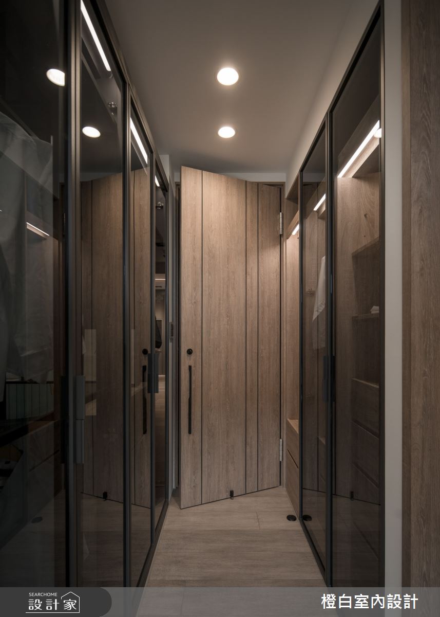 34坪新成屋(5年以下)＿混搭風走廊案例圖片＿橙白室內裝修設計工程有限公司＿橙白_97三輝玳門之60