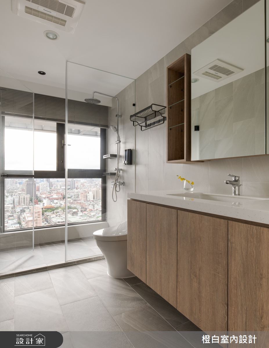 32坪新成屋(5年以下)＿混搭風浴室案例圖片＿橙白室內裝修設計工程有限公司＿橙白_98觀瀾之39
