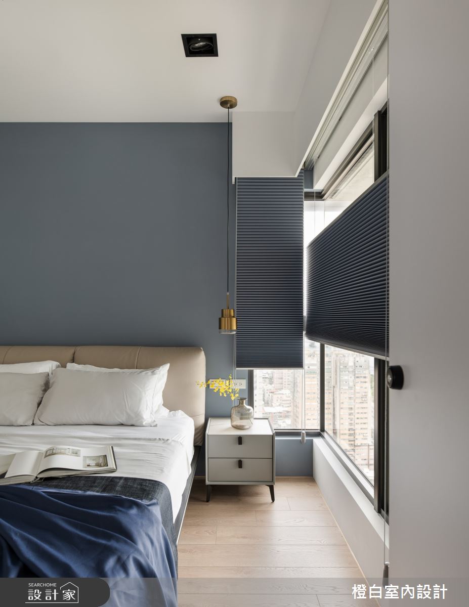 32坪新成屋(5年以下)＿混搭風臥室案例圖片＿橙白室內裝修設計工程有限公司＿橙白_98觀瀾之40