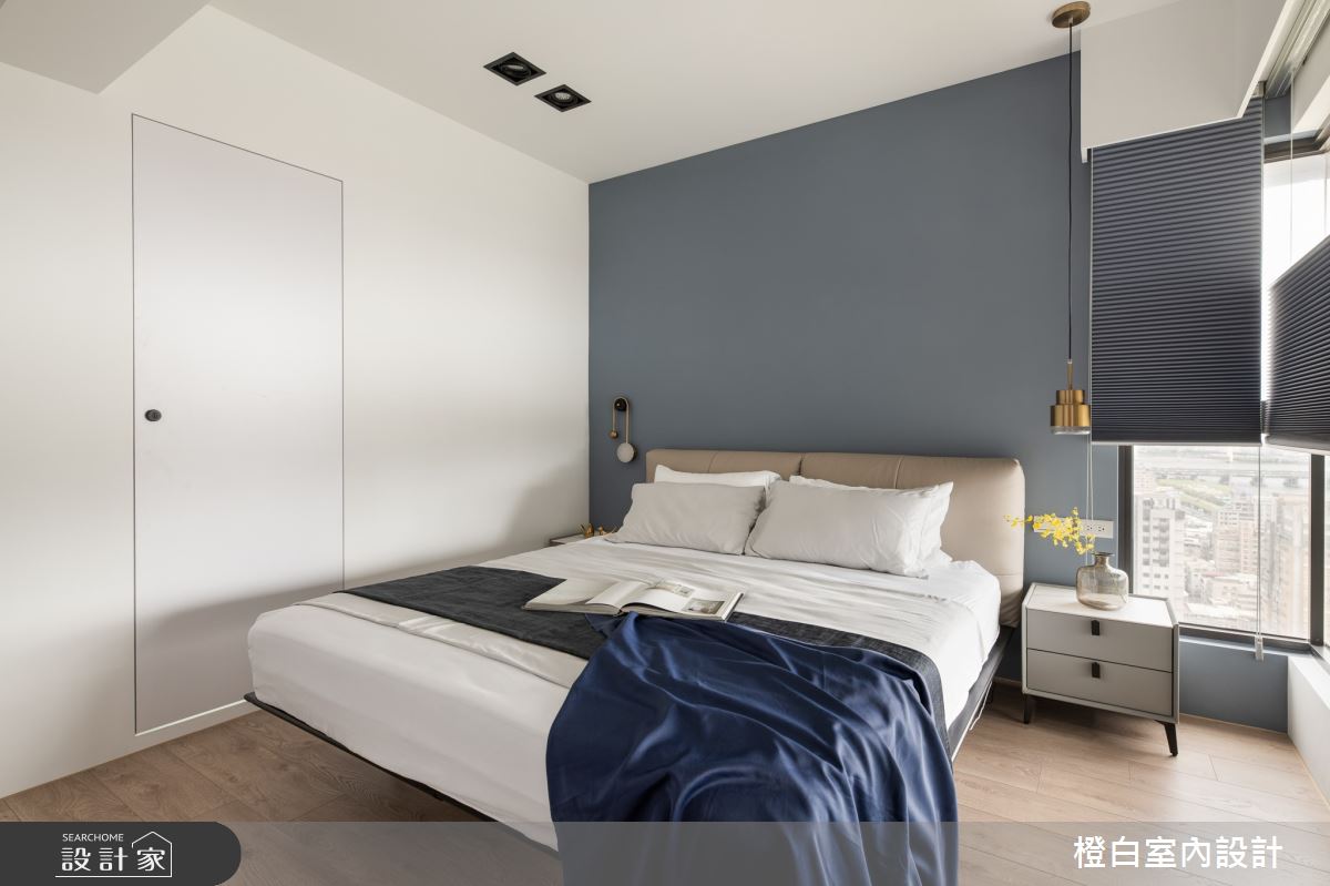 32坪新成屋(5年以下)＿混搭風臥室案例圖片＿橙白室內裝修設計工程有限公司＿橙白_98觀瀾之41
