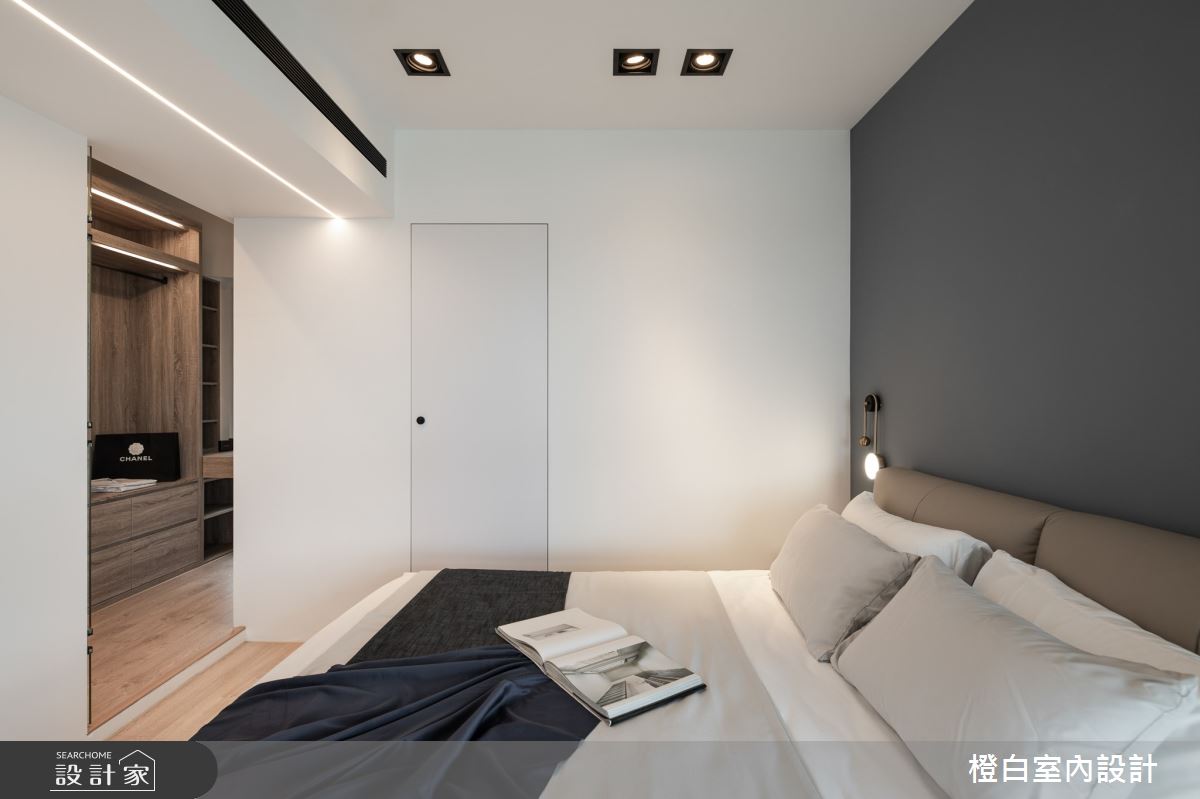 32坪新成屋(5年以下)＿混搭風臥室更衣間案例圖片＿橙白室內裝修設計工程有限公司＿橙白_98觀瀾之44