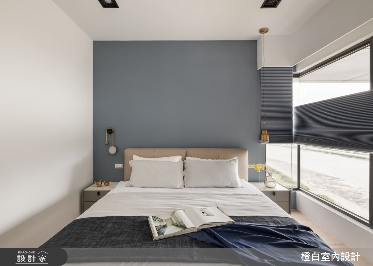 32坪新成屋(5年以下)＿混搭風臥室案例圖片＿橙白室內裝修設計工程有限公司＿橙白_98觀瀾之45