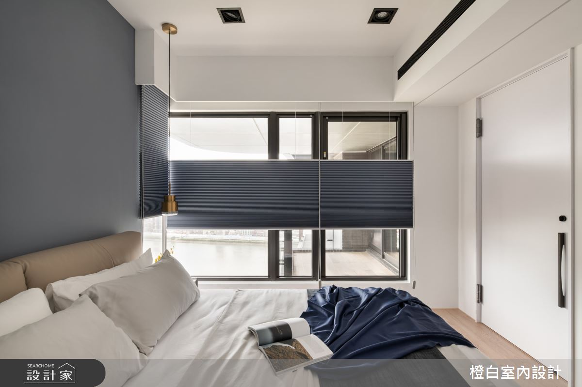 32坪新成屋(5年以下)＿混搭風臥室案例圖片＿橙白室內裝修設計工程有限公司＿橙白_98觀瀾之46