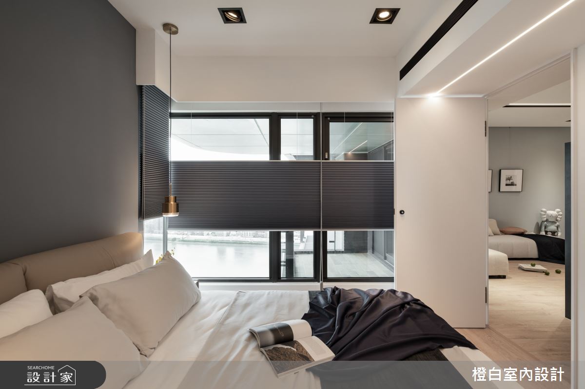 32坪新成屋(5年以下)＿混搭風臥室案例圖片＿橙白室內裝修設計工程有限公司＿橙白_98觀瀾之47