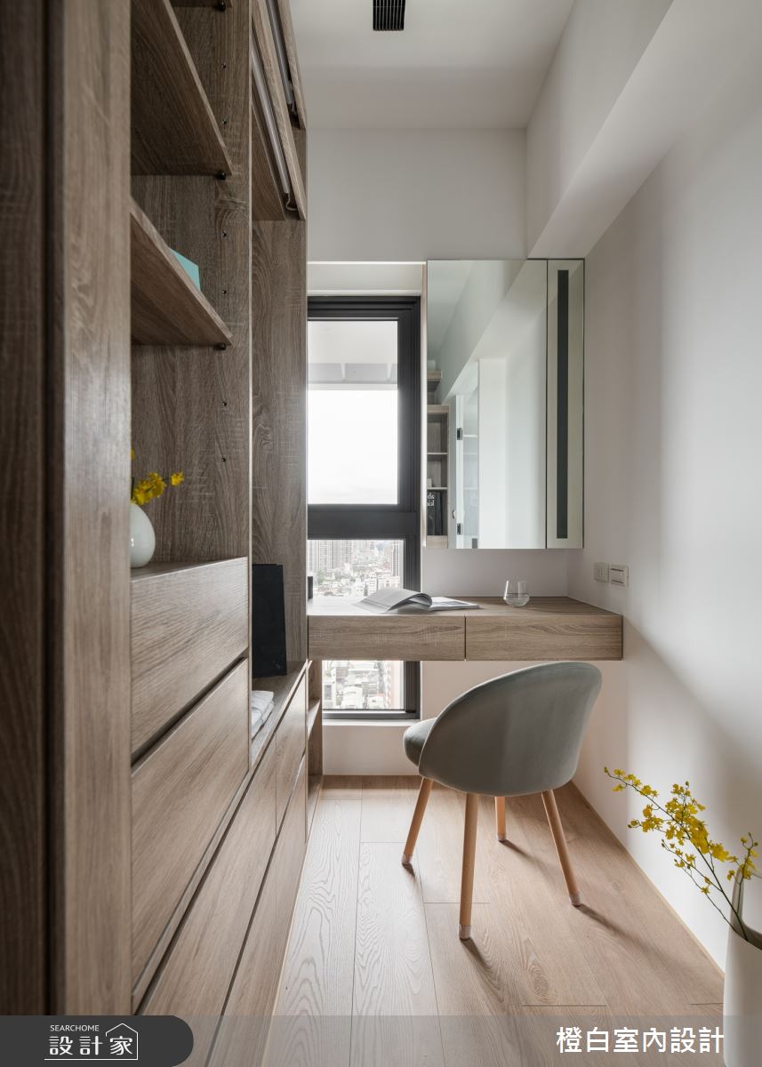 32坪新成屋(5年以下)＿混搭風更衣間案例圖片＿橙白室內裝修設計工程有限公司＿橙白_98觀瀾之50