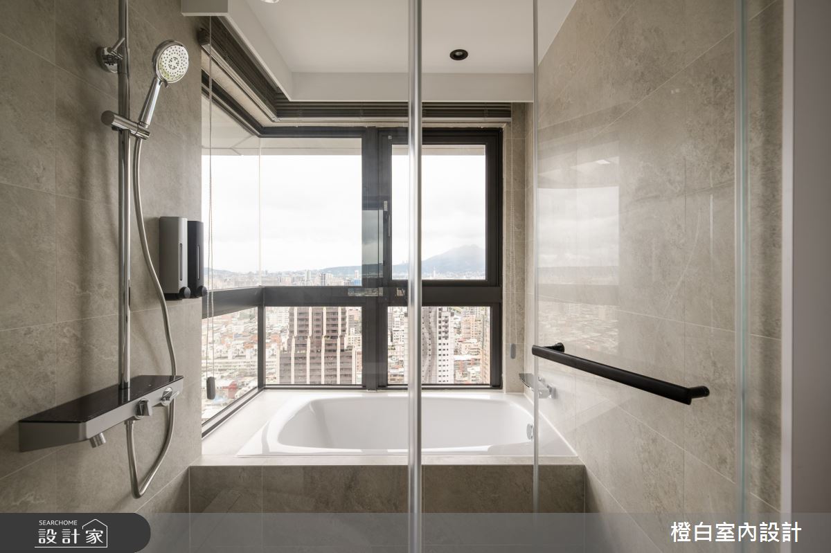 32坪新成屋(5年以下)＿混搭風浴室案例圖片＿橙白室內裝修設計工程有限公司＿橙白_98觀瀾之52