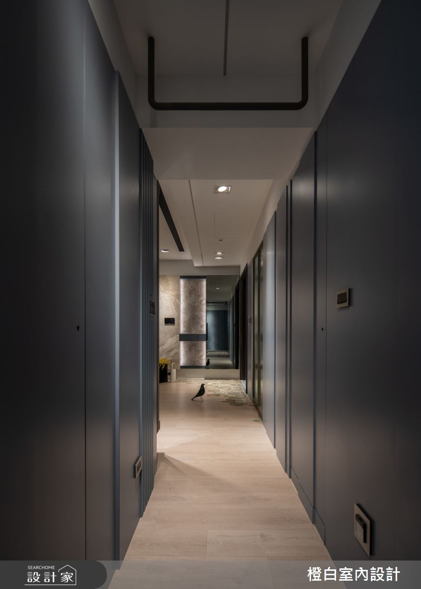 38坪中古屋(5~15年)＿現代風走廊案例圖片＿橙白室內裝修設計工程有限公司＿橙白_99新莊新富邑之36