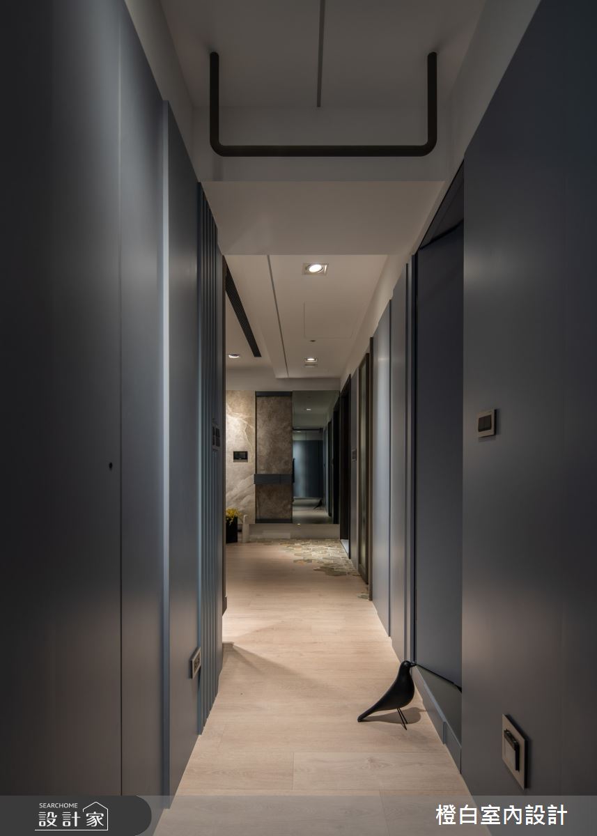 38坪中古屋(5~15年)＿現代風走廊案例圖片＿橙白室內裝修設計工程有限公司＿橙白_99新莊新富邑之37