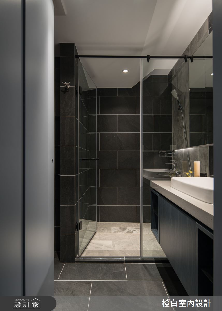 38坪中古屋(5~15年)＿現代風浴室案例圖片＿橙白室內裝修設計工程有限公司＿橙白_99新莊新富邑之38