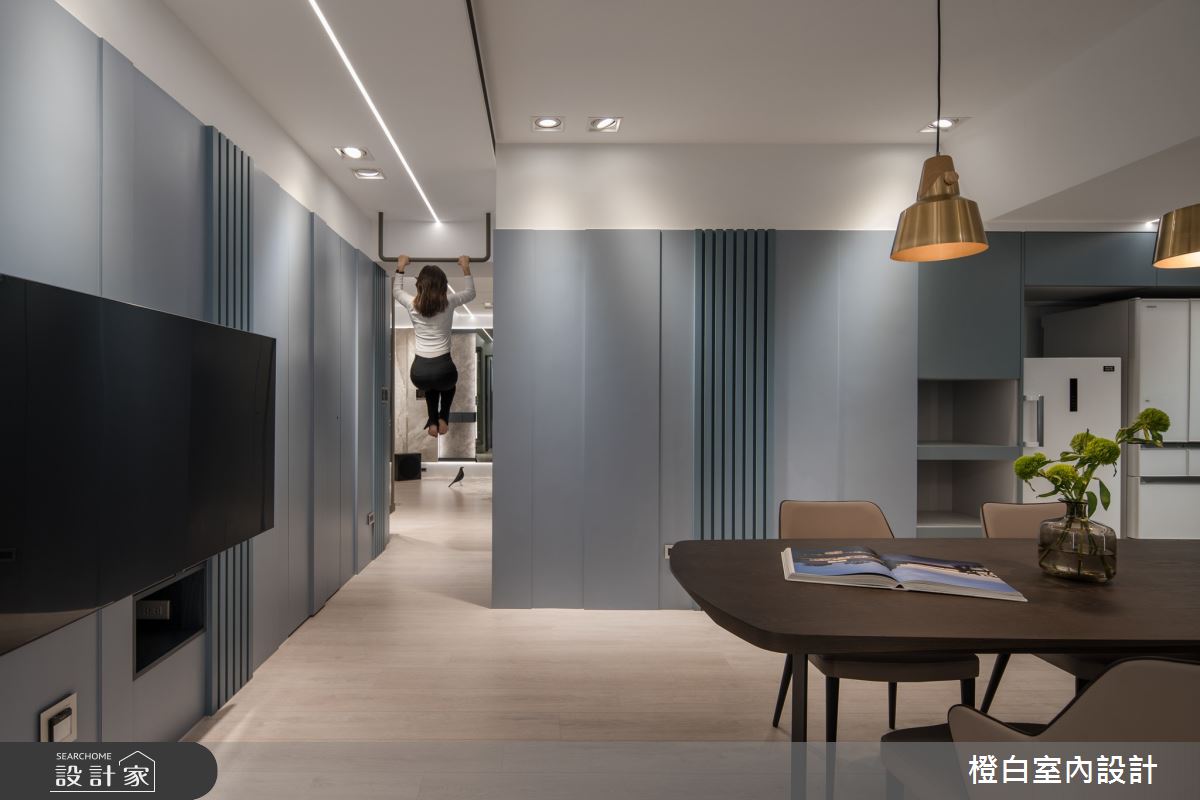 38坪中古屋(5~15年)＿現代風餐廳案例圖片＿橙白室內裝修設計工程有限公司＿橙白_99新莊新富邑之40