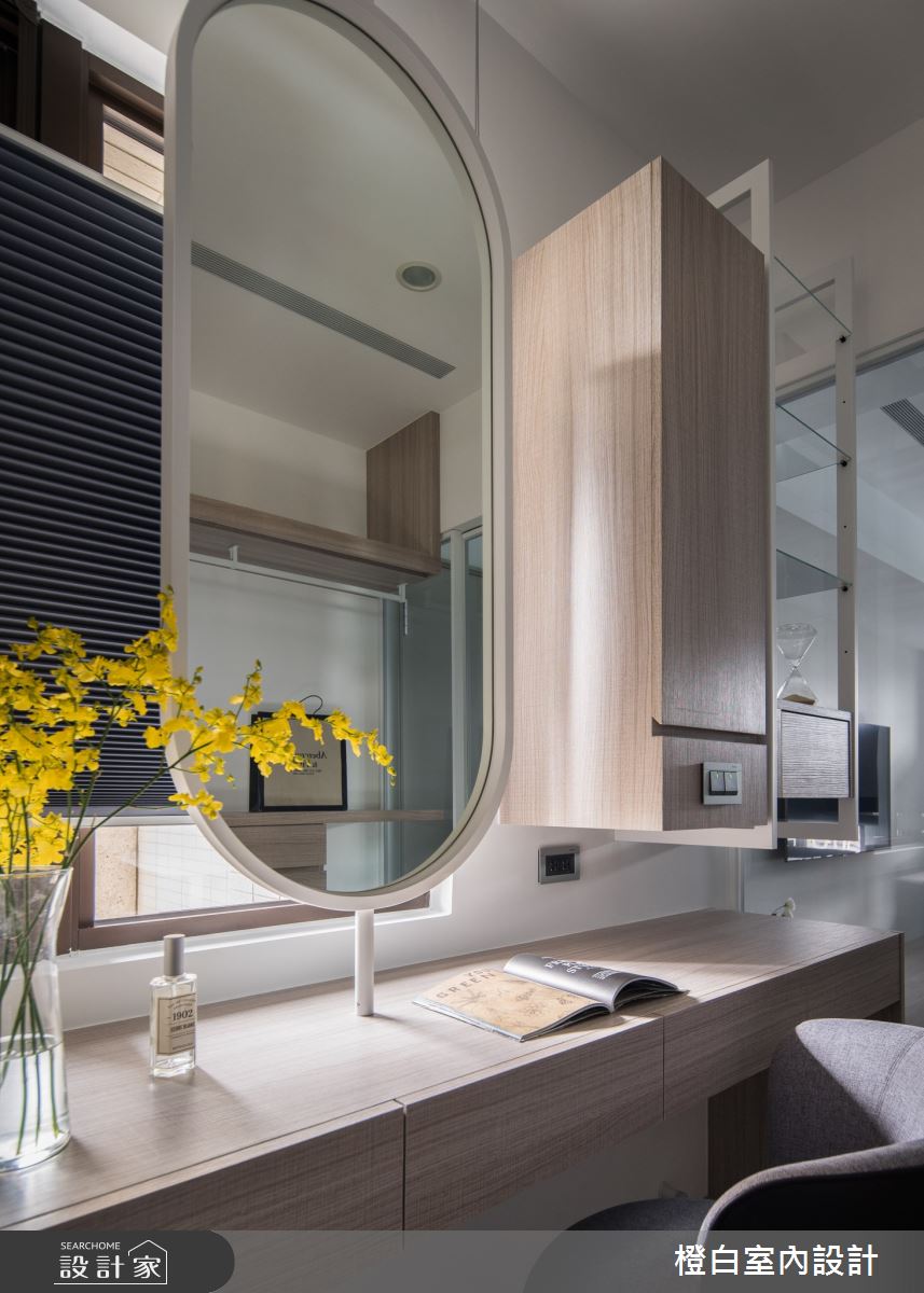 38坪中古屋(5~15年)＿現代風更衣間案例圖片＿橙白室內裝修設計工程有限公司＿橙白_99新莊新富邑之69