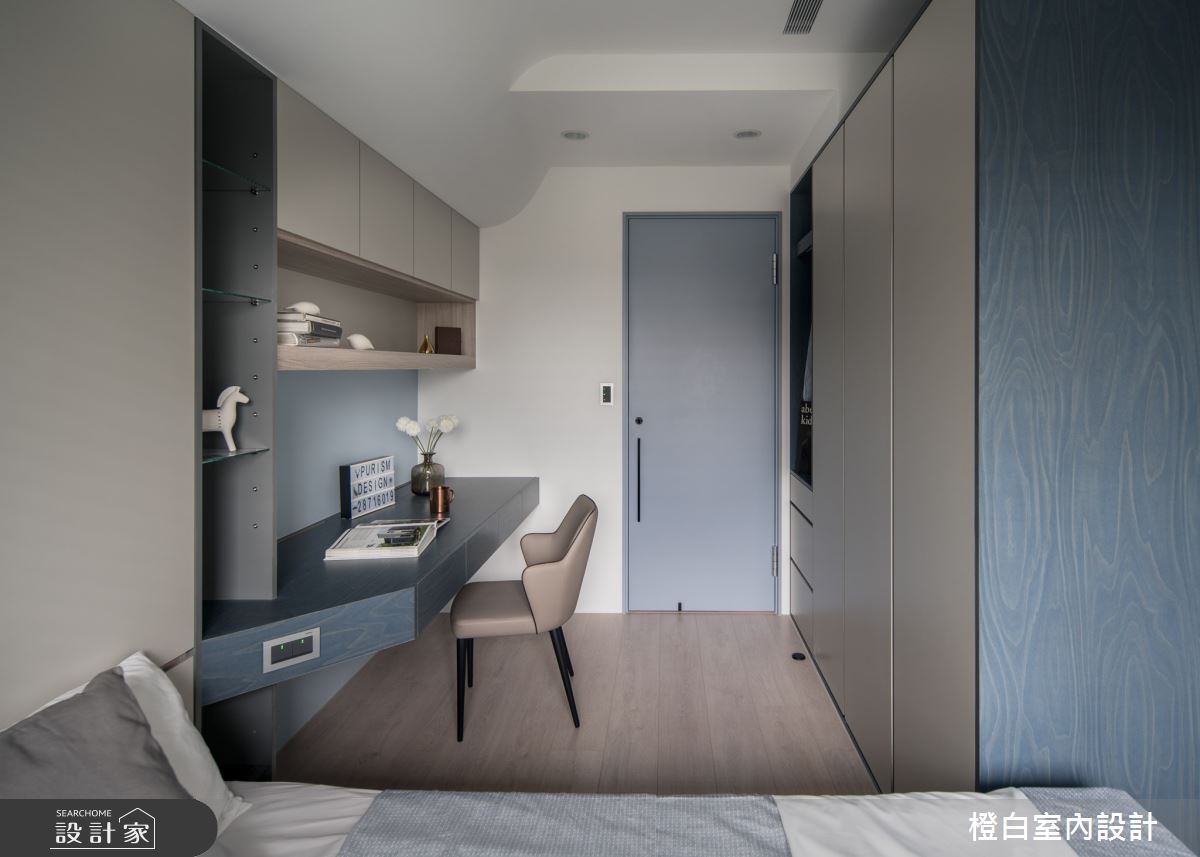 38坪中古屋(5~15年)＿現代風客房案例圖片＿橙白室內裝修設計工程有限公司＿橙白_99新莊新富邑之88