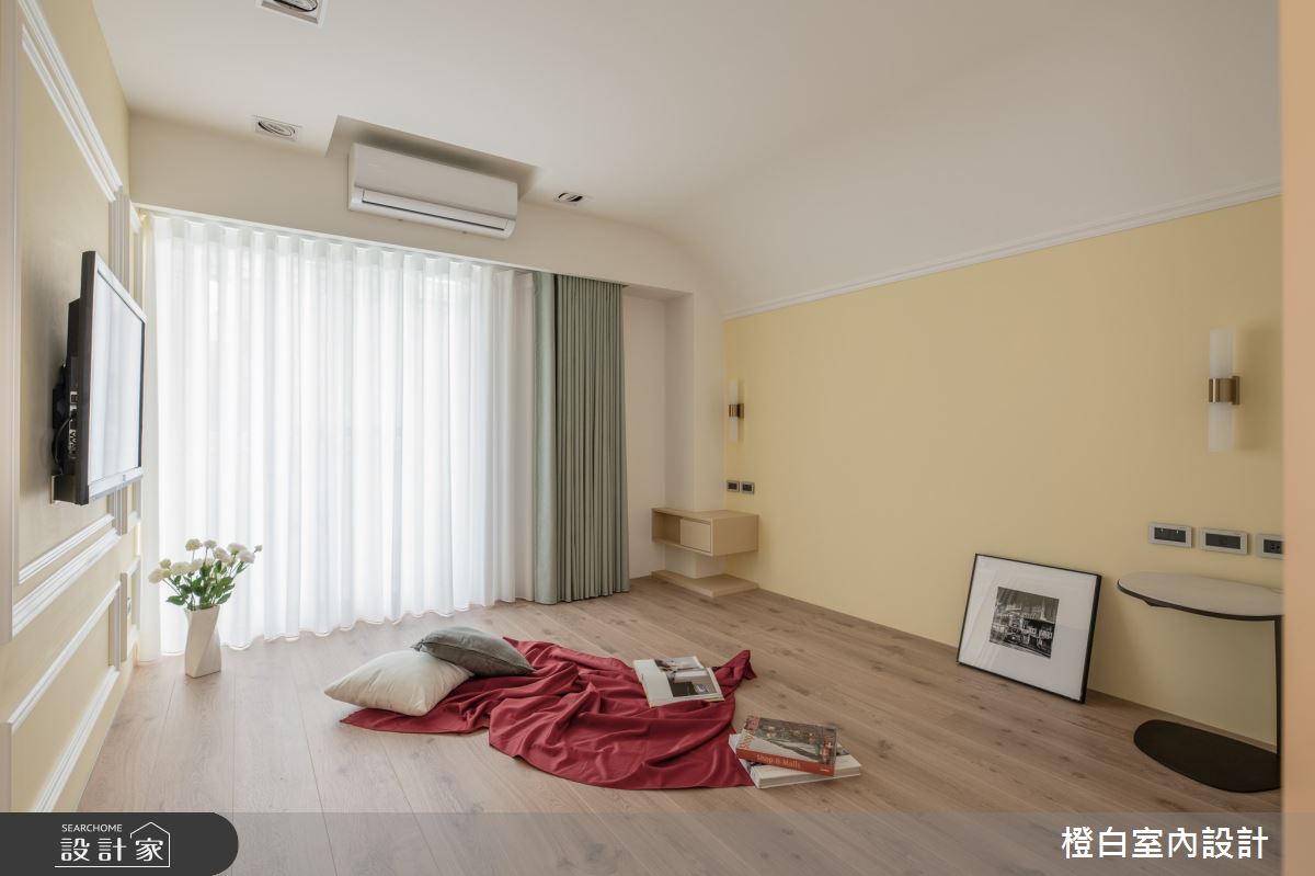 26坪老屋(16~30年)＿鄉村風臥室多功能室案例圖片＿橙白室內裝修設計工程有限公司＿橙白_101名仕園之23
