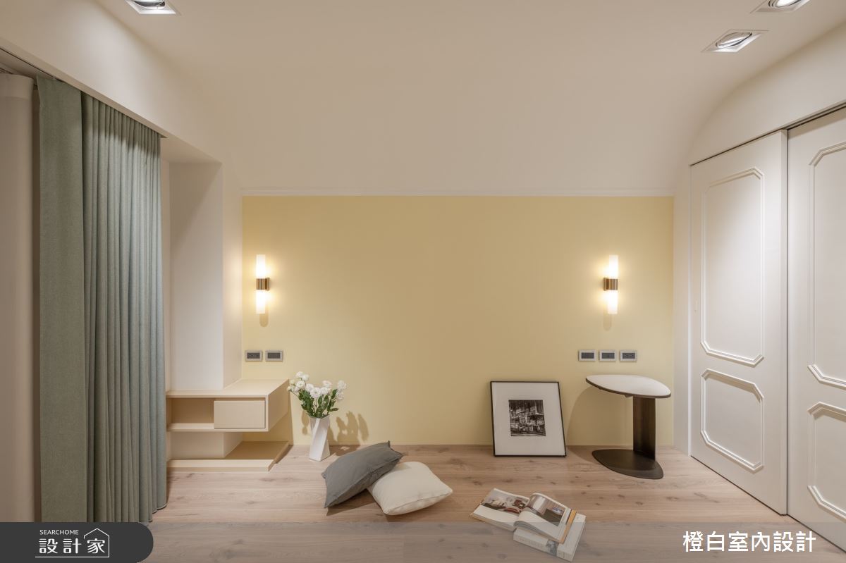 26坪老屋(16~30年)＿鄉村風臥室多功能室案例圖片＿橙白室內裝修設計工程有限公司＿橙白_101名仕園之26