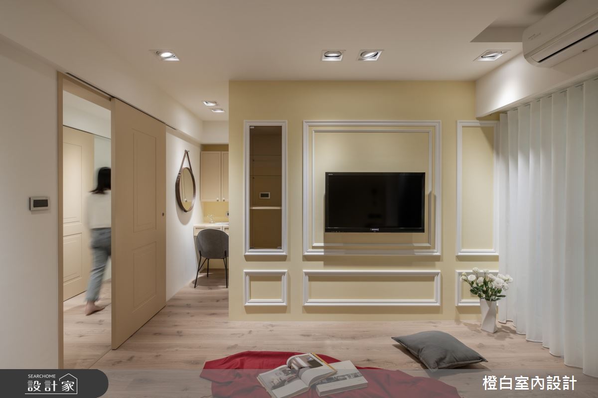 26坪老屋(16~30年)＿鄉村風臥室多功能室案例圖片＿橙白室內裝修設計工程有限公司＿橙白_101名仕園之27