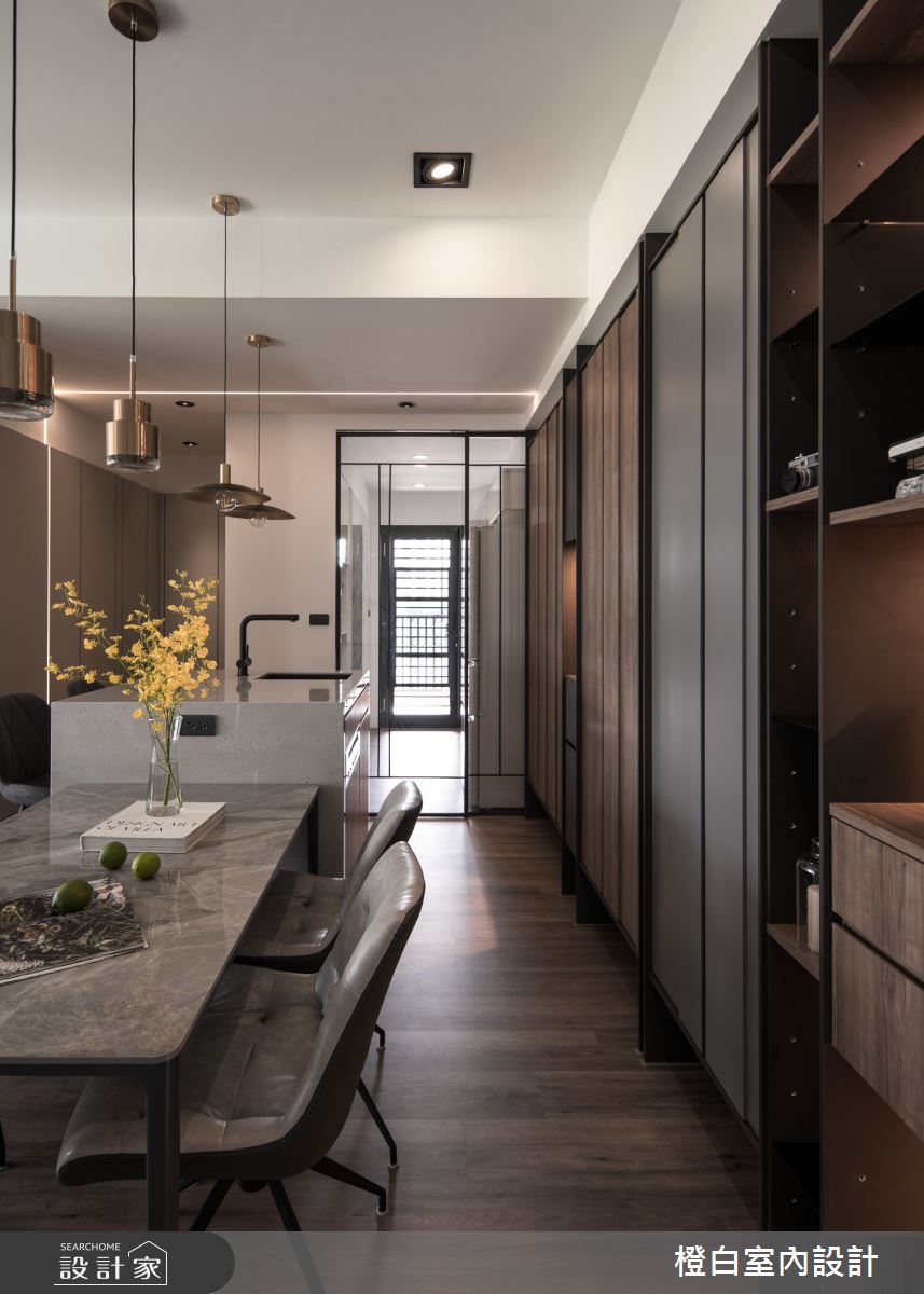 19坪新成屋(5年以下)＿混搭風餐廳中島案例圖片＿橙白室內裝修設計工程有限公司＿橙白_102樂沐之13