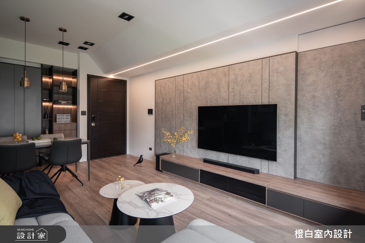 19坪新成屋(5年以下)＿混搭風玄關客廳餐廳案例圖片＿橙白室內裝修設計工程有限公司＿橙白_102樂沐之29