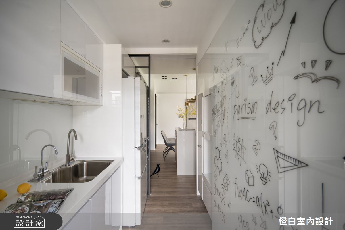 19坪新成屋(5年以下)＿混搭風廚房案例圖片＿橙白室內裝修設計工程有限公司＿橙白_102樂沐之36
