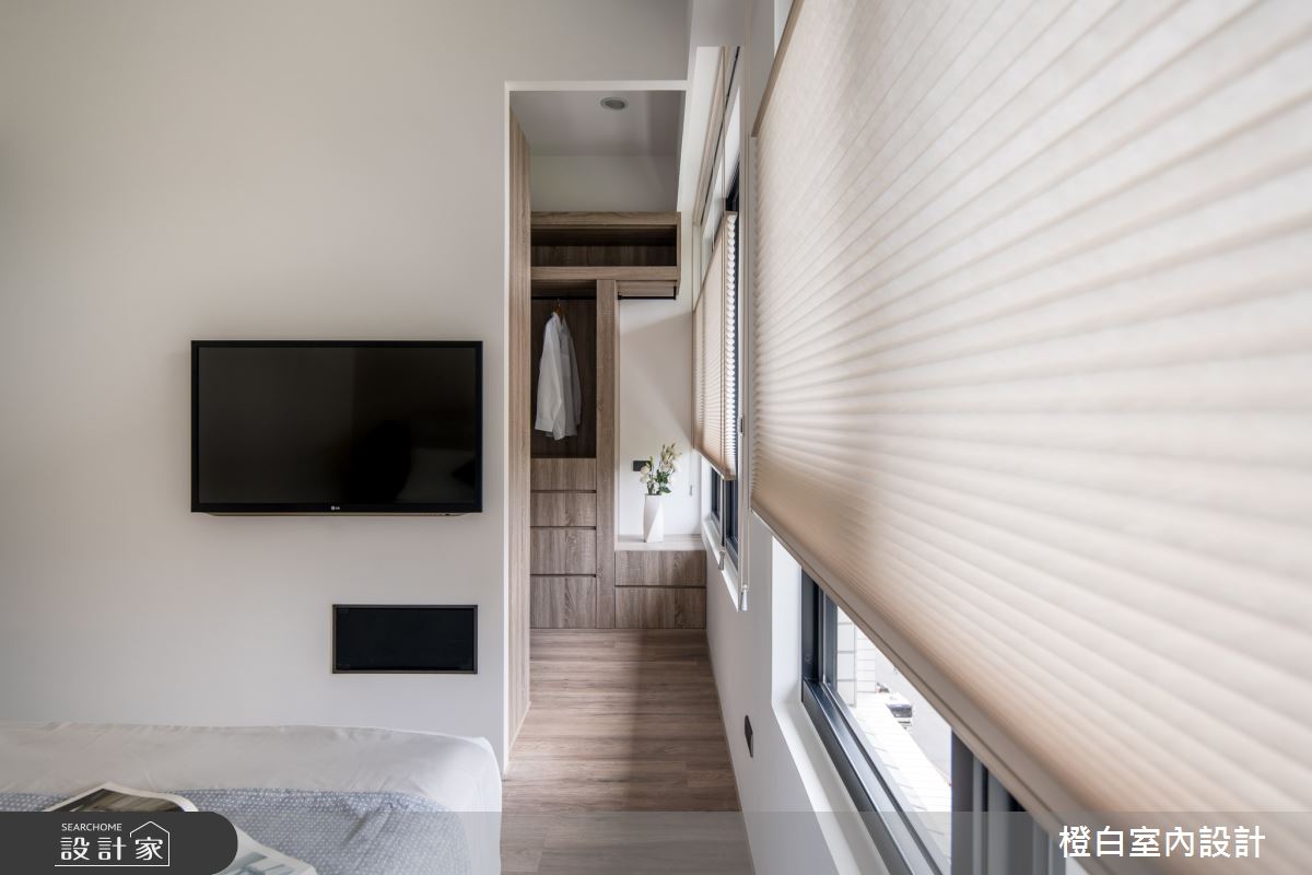 19坪新成屋(5年以下)＿混搭風臥室更衣間案例圖片＿橙白室內裝修設計工程有限公司＿橙白_102樂沐之42