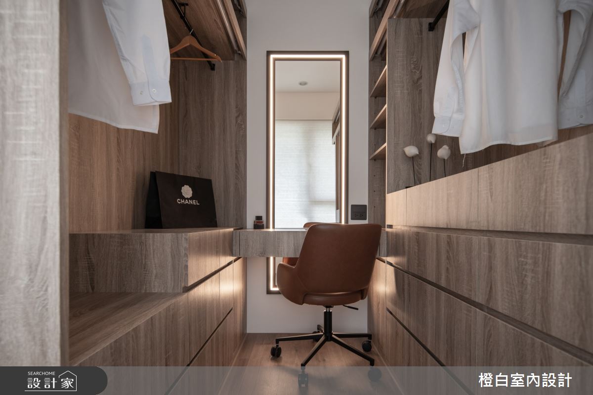 19坪新成屋(5年以下)＿混搭風更衣間案例圖片＿橙白室內裝修設計工程有限公司＿橙白_102樂沐之47