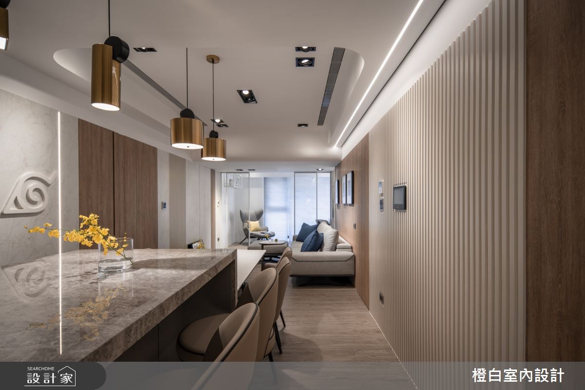 30坪新成屋(5年以下)＿現代風玄關餐廳案例圖片＿橙白室內裝修設計工程有限公司＿橙白_103那山階之16