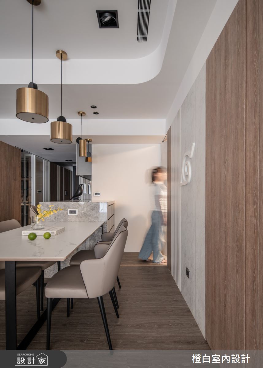 30坪新成屋(5年以下)＿現代風餐廳案例圖片＿橙白室內裝修設計工程有限公司＿橙白_103那山階之24