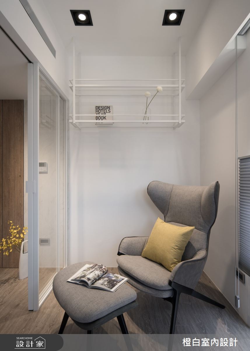 30坪新成屋(5年以下)＿現代風書房案例圖片＿橙白室內裝修設計工程有限公司＿橙白_103那山階之46