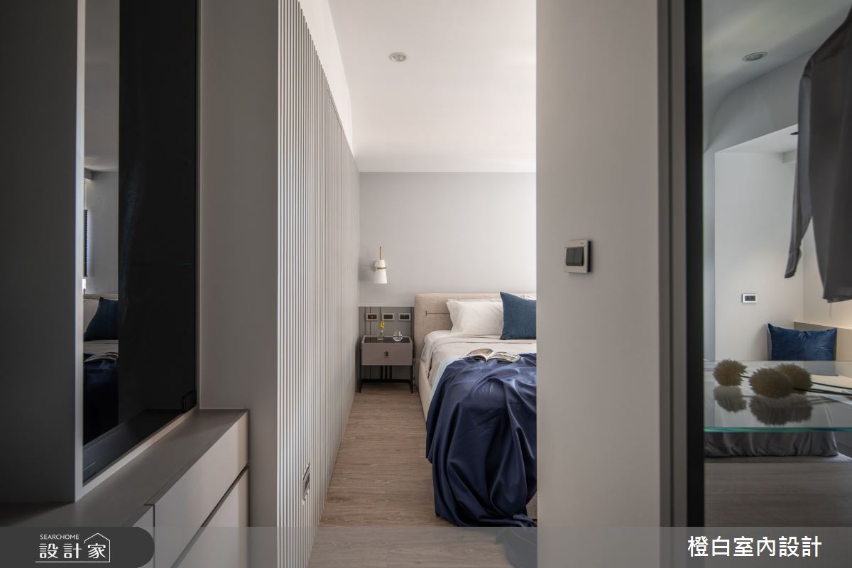 30坪新成屋(5年以下)＿現代風臥室案例圖片＿橙白室內裝修設計工程有限公司＿橙白_103那山階之51