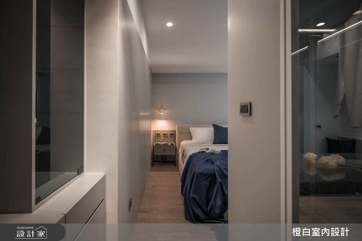 30坪新成屋(5年以下)＿現代風臥室案例圖片＿橙白室內裝修設計工程有限公司＿橙白_103那山階之52